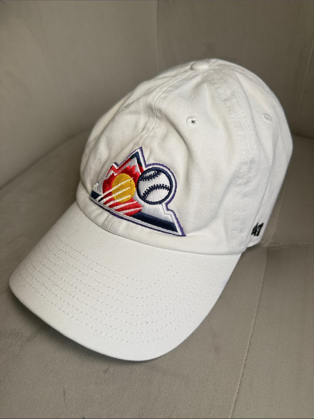 ‘47 Colorado Rockies White Hat